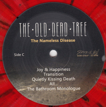 The Old Dead Tree The Nameless Disease, Season Of Mist europe, LP red gold/sliver/black splatter