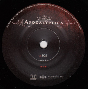 Apocalyptica I'm not jesus, Sony/BMG europe, 7"